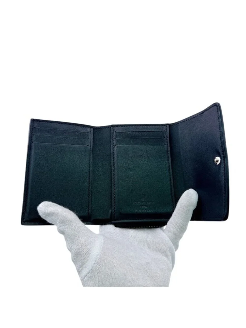 Louis Vuitton Compact Wallet Portefeuille Pilot Taurillon Bifold